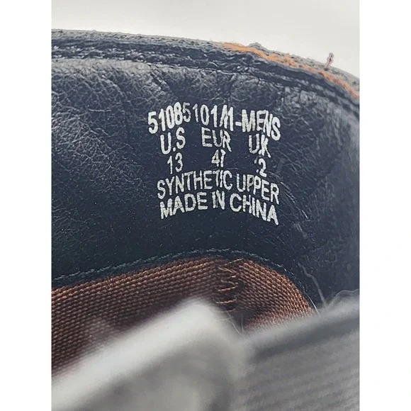 Levis Mens 51085101M Black Synthetic Leather Chelsea Ankle Boots Size 13 US - Picture 5 of 5